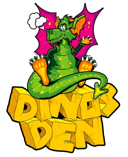 Dino's Den soft play logo