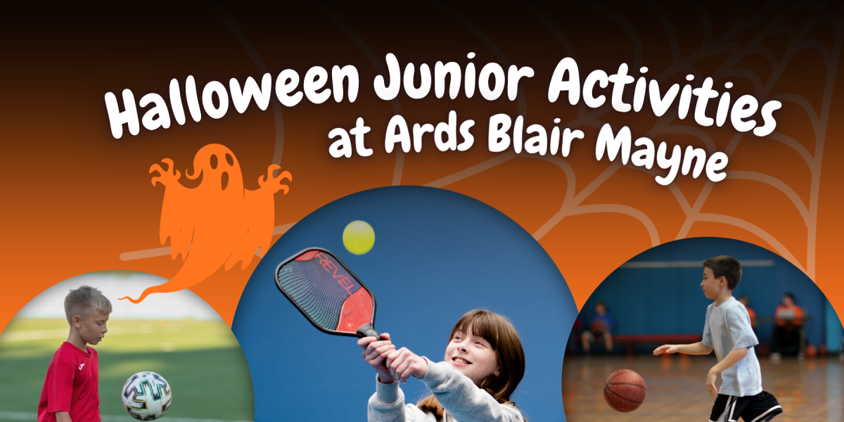 Graphic for halloween junior activities at Ards Blair Mayne